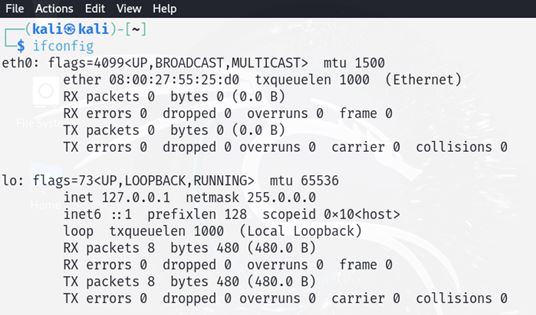 image showing vm without ip